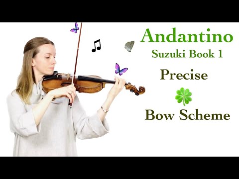 Andantino - Suzuki Book 1 - in performance tempo!