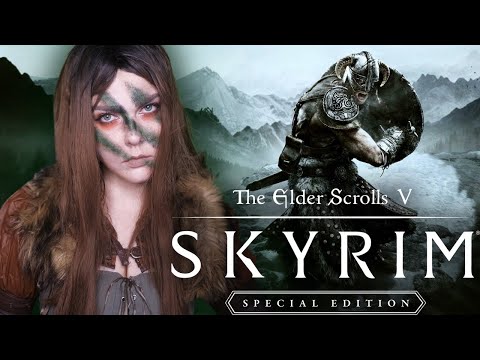 СРАЖЕНИЕ С ДРАКОНОМ - Первый раз в SKYRIM【#2】