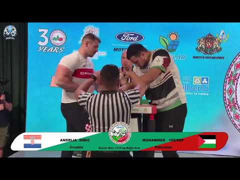 Andrija Simic vs Mohammed Yousef | Over 110 kg | XLVI WORLD ARMWRESTLING CHAMPIONSHIP | 2025