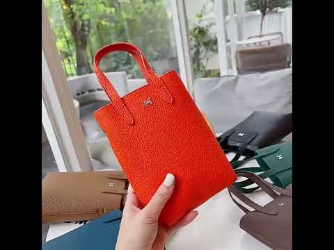 Сумка чехол для мобильного телефона через плечо женкская мини натуральная кожа с двумя ручками "TOGO-МИНИ" - фото 1 - id-p1944226220