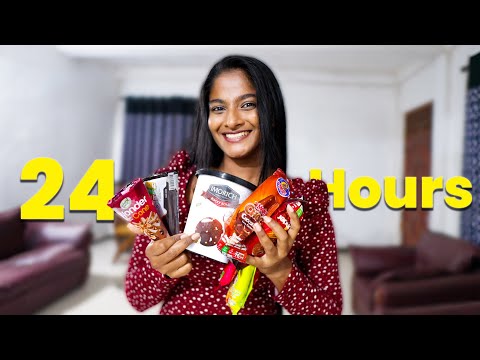 24 Hours Ice Cream Challenge 🍨🍧අයිස්ක්‍රීම් කාලම එපා වෙනවාද? 🤨😶‍🌫️
