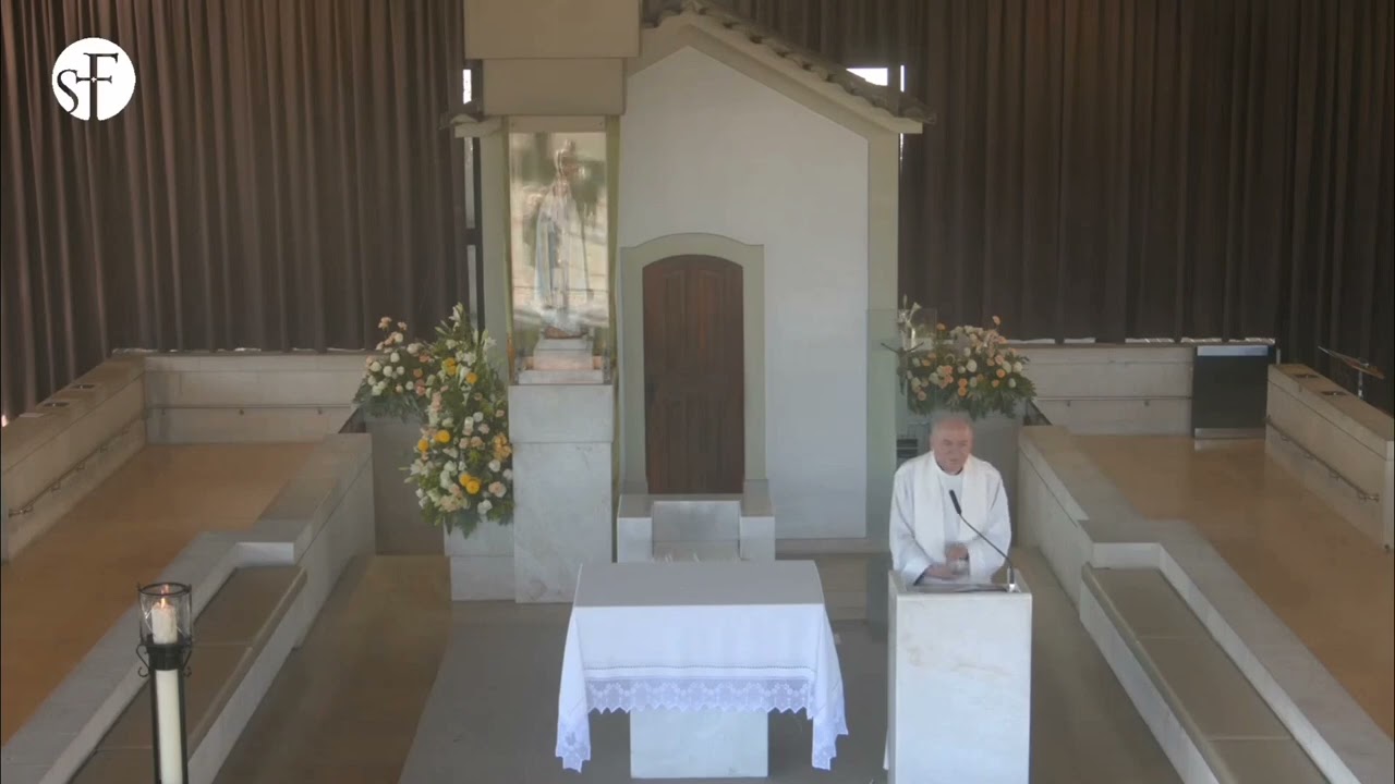 Terço na Capelinha das Aparições de Fátima. 16 De Janeiro 2025. 12h00. Angelus. Mistérios Luminosos.