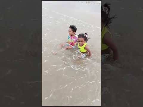 Happiness comes in waves # masti  with brother # Happy moments