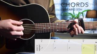 Guitar tutorial Prayer in C - Lilly Wood &amp; The Prick and Robin Schulz