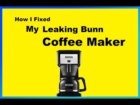YouTube video about: Why does my bunn coffee maker leak water?