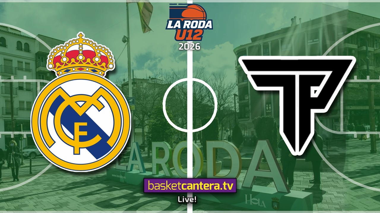 #Directo U12M - SEMIFINAL 1. REAL MADRID vs TABER PRO ACADEMY.- Torneo Masc. La Roda Future Stars 26