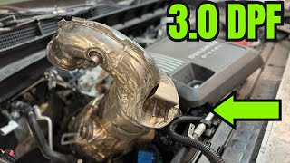 DPF Removal + Replace 3.0 Duramax Diesel new SCRF / NOX Filter