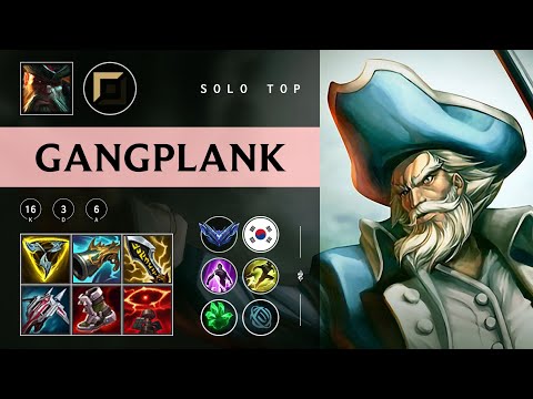 Gangplank Top vs Nocturne - KR Diamond Patch 25.24