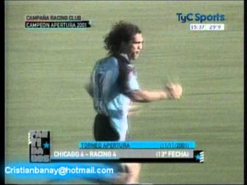 Nueva Chicago 4 Racing 4 Apertura 2001 (Relato Victor Hugo Morales)