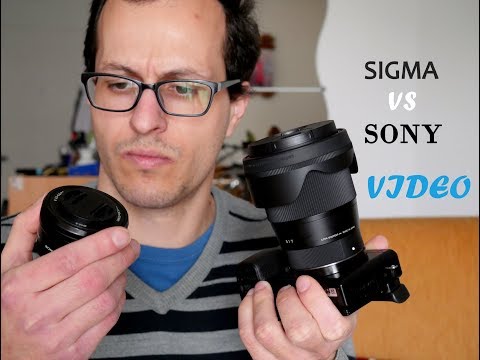 Sigma 16mm f1.4 vs Sony 16-50mm Kit Lens *Video Compared*