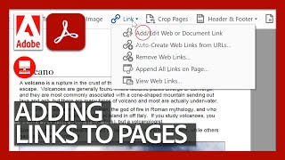 Adding Links to PDF Pages | Acrobat for Educators