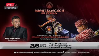 Download lagu 🔴 LIVE GIRIHARJA 3 PUTRA -YOGASWARA S || ANNIVERSARY KE - 4 GMPI || KARAWANG, 26/09/25 #gh3p mp3