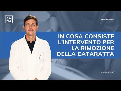 Cos'è la cataratta e come la operiamo. La spiegazione del Dott. Sanz.