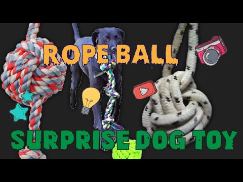 How To Make a Rope Ball "Surprise Dog Toy"