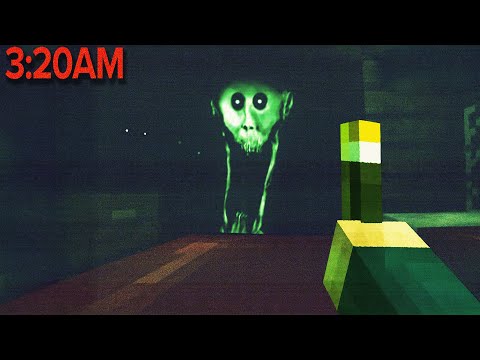 I Slept Overnight with Horror Mods in VR Minecraft
