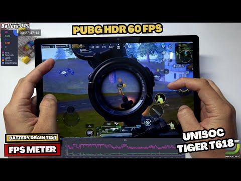 Samsung Galaxy Tab A8 2023 test game PUBG Max Setting HDR Extreme
