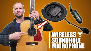 A Microphone INSIDE Your Acoustic Guitar? Ortega OSWS100 Soundhole Microphone Wireless System