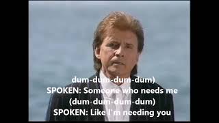 Johnny Tillotson - Without you (live &amp; lyrics)