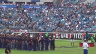 Military Induction Ceremony - Jacksonville Jaguars Game - November 17, 2013