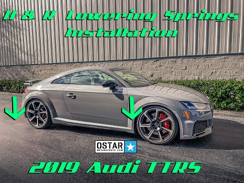 2019 Audi TTRS H&R Lowering Springs Installation