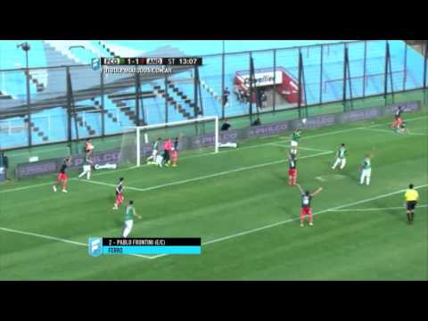 Gol de Frontini (E/C). Ferro 1 - Los Andes 2. 16avos. Copa Argentina. Fútbol Para Todos