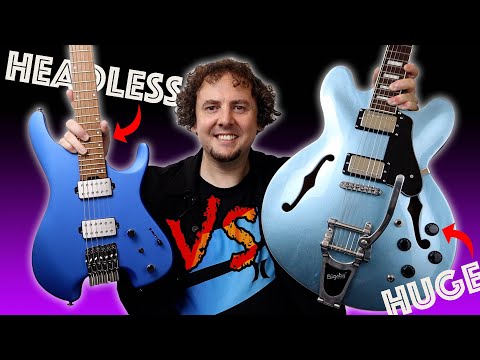 Headless guitar vs normal guitar BLIND TEST! Ibanez Q52 + Vintage VSA500B: do YOU hear a difference?