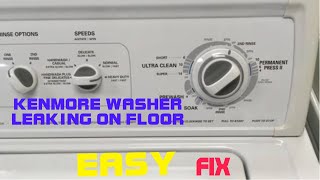 Kenmore Washer Leaking — Easy Fix