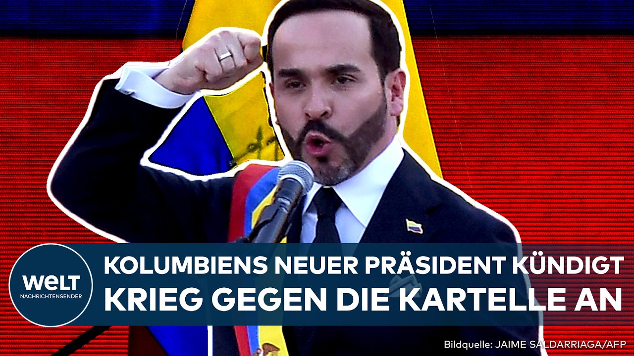 MACHTWECHSEL IN KOLUMBIEN: Trump-Kumpel De La Espriella sagt Drogenkartellen den Kampf an