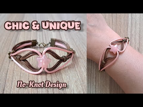 Unique No-Knot Bracelet Tutorial | Chic & Modern DIY
