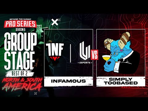 INF.UESPORTS vs simply TOOBASED Game 2 - BTS Pro Series 9 AM: Group Stage w/ Kmart & ET