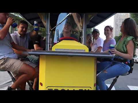 Trolley Pub - Raleigh, NC Birthday Party - YouTube