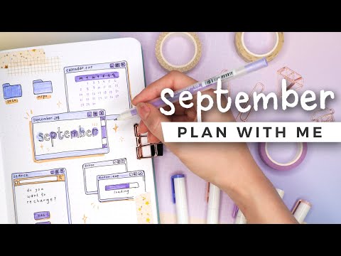 PLAN WITH ME | September 2020 Bullet Journal Setup