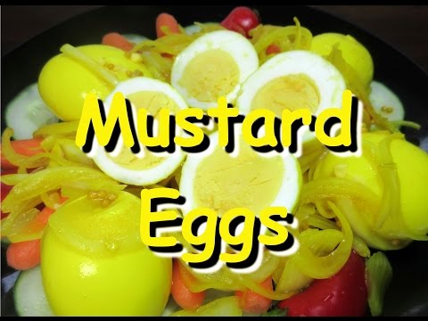How to Make Amish Mustard Pickled Eggs ~ Pickled Egg Recipe