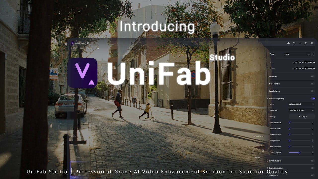 UniFab Video Enhancer tutorial