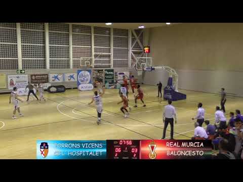 Torrons Vicens CB L`Hospitalet Vs Real Murcia Baloncesto