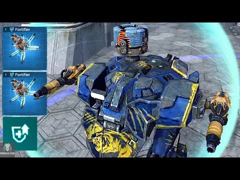Super-Soldier Ancilot With Extreme Durability Shields - Walking Robot Fortress | WR