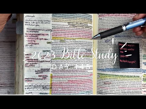Study the Bible in One Year: Day 145 1 Chronicles 23-25 | Bible study for beginners