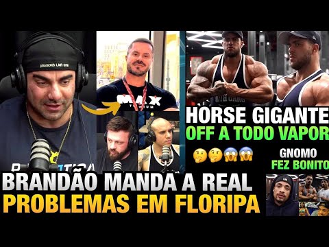 BRANDÃO CITA CARIANI E EXPÕE MOTIVO DE DEIXAR FLORIPA - HORSE ESTÁ GIGANTE + GRANDE ATITUDE DO GNOMO