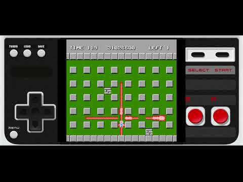 Final level Bomberman NES 1985 (Second Round)