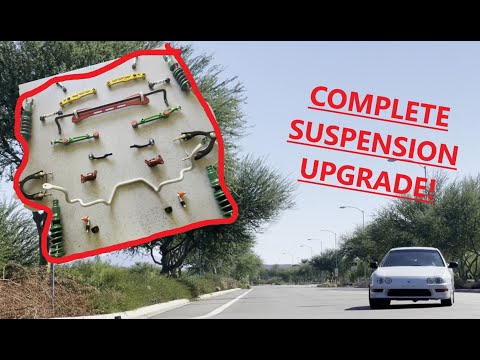 98 Acura Integra Complete Suspension Upgrade! Fried Rice Build 2023