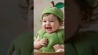 Bebês frutas, lindos dando gargalhadas.#bebes #bebêsfofos #bebesfrutas