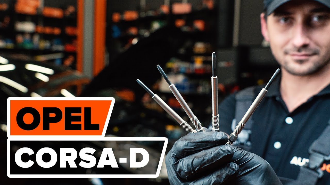 Como mudar velas incandescentes em Opel Corsa D - guia de substituição