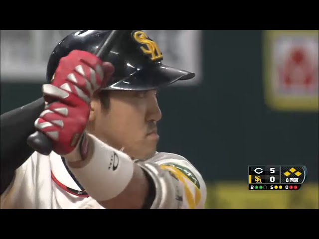 【8回裏】プロ野球ファン至高の対決!! ホークス・内川 vs カープ・黒田 2015/6/12 H-C