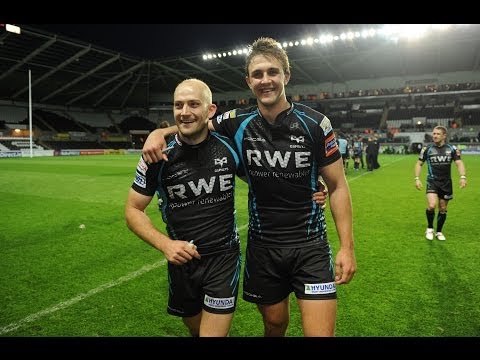 Excellent Ashley Beck Try - Ospreys v Benetton Treviso 16th February 2014