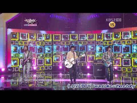 [CNBlue] LOVE GIRL - Music Bank 25.03.2011 [engsub]