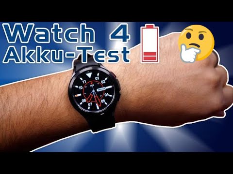 Akku-Test der Samsung Galaxy Watch 4 - Wie lange hällt der Akku der Smartwatch?