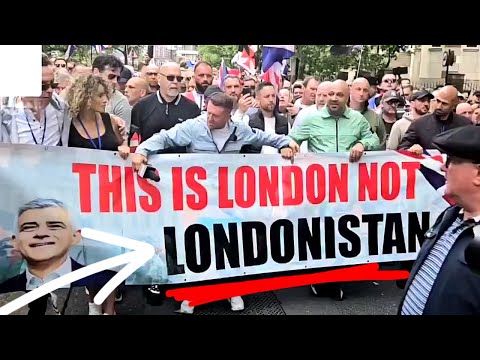 Tommy Robinson's Massive Rally Against Islamization | David Wood, Nuriyah Khan & AP LIVE