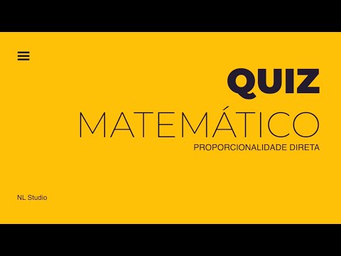 Quiz matemático 6 ano