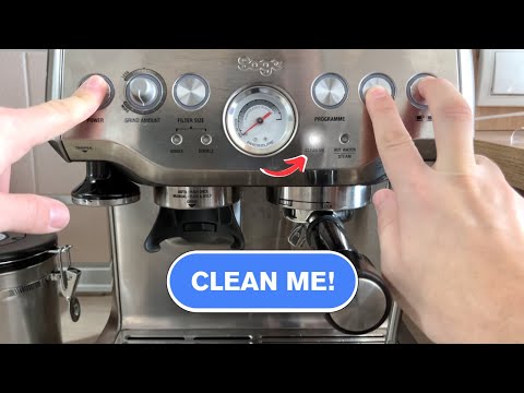 How to clean the Breville Barista Express (Clean Me Cycle)