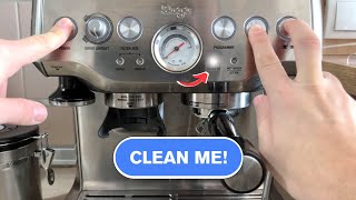 How to clean the Breville Barista Express (Clean Me Cycle)